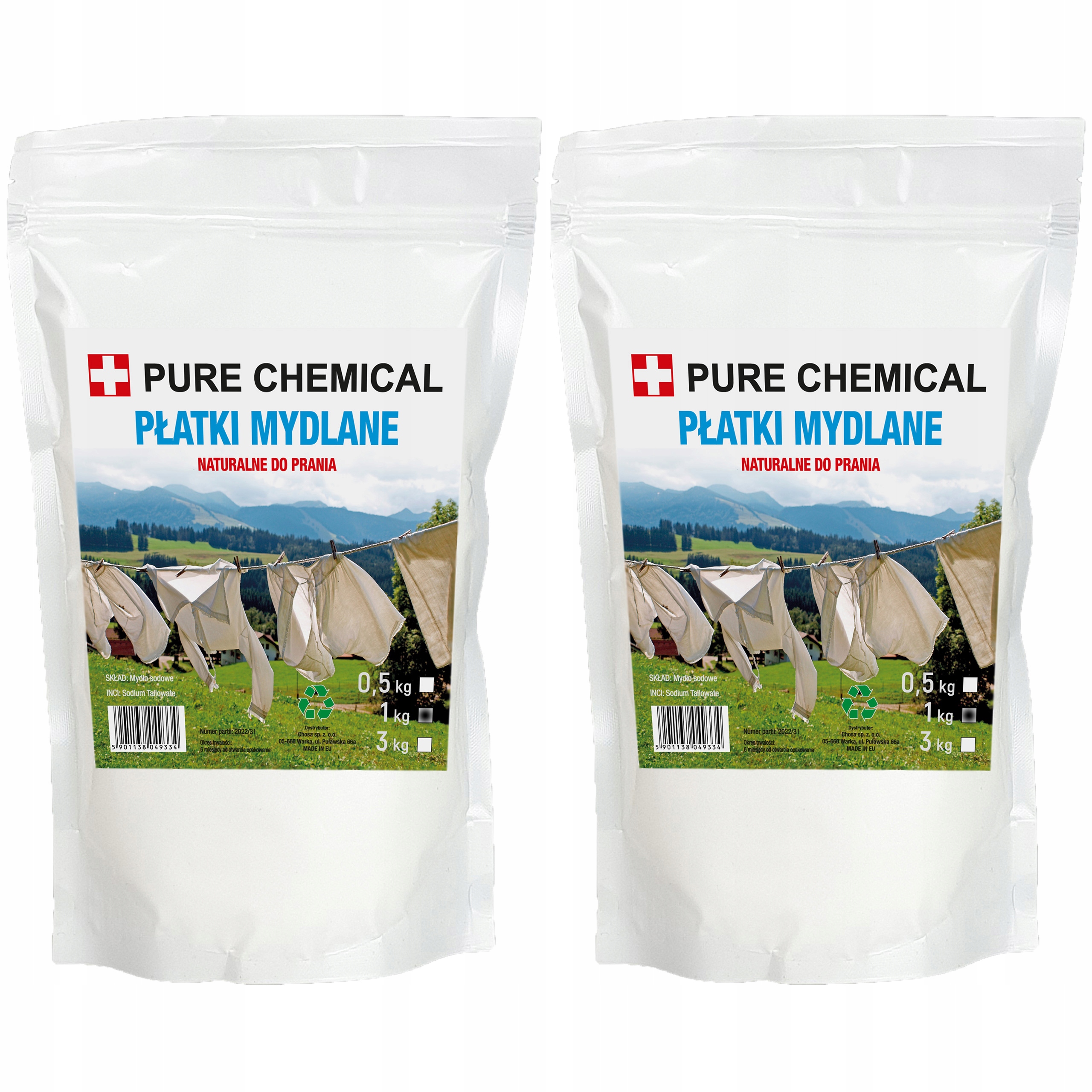 SZAPPANPEHELY MOSÓPOR TERMÉSZETES 2x 1kg