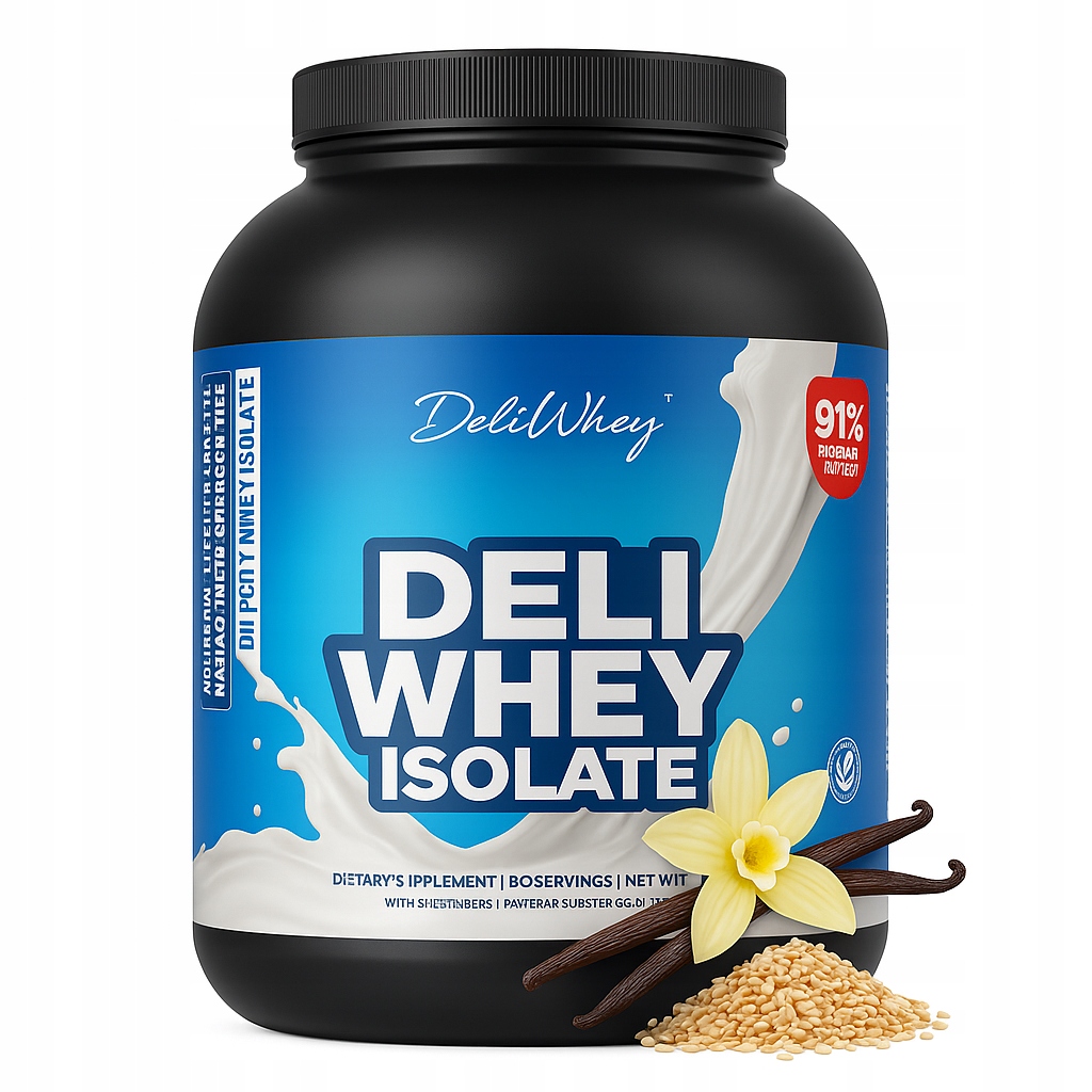 FireSnake Deli Whey Isolate 2000g Izolát Bílkovina Wpi 91% Vanilka se sezamem