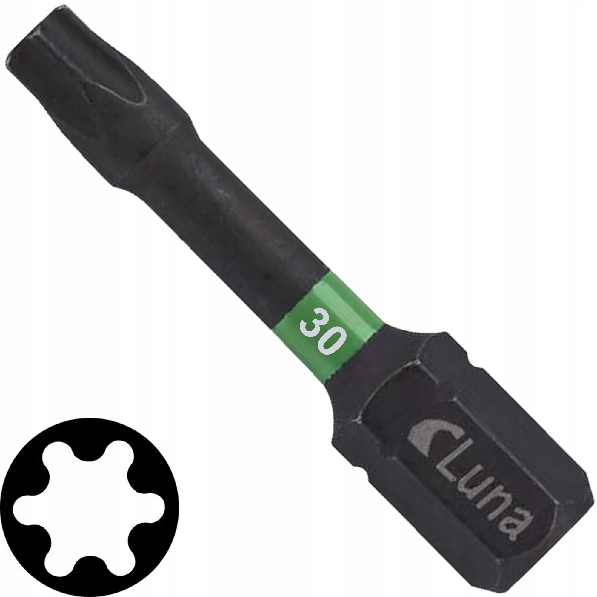 LUNA Bit Grot udarowy skręty TORX TX T 30 2szt
