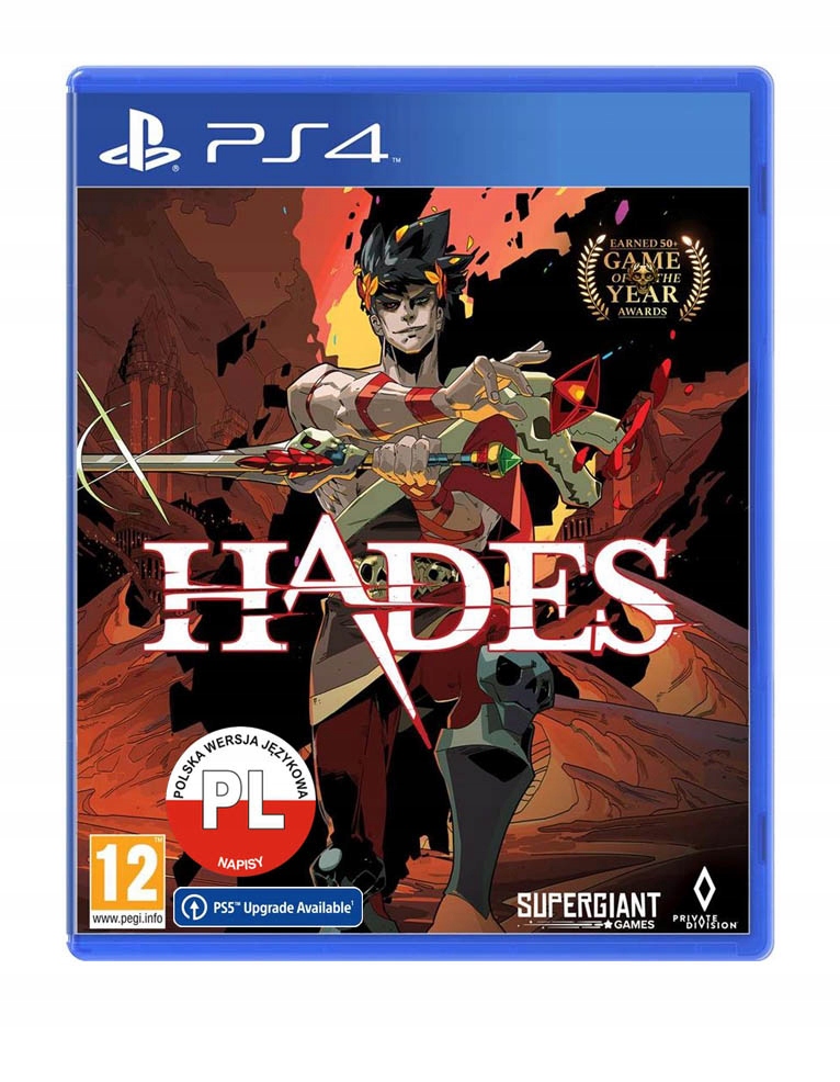 

Hades PS4 PS5 Polskie Napisy Gra Na Płycie