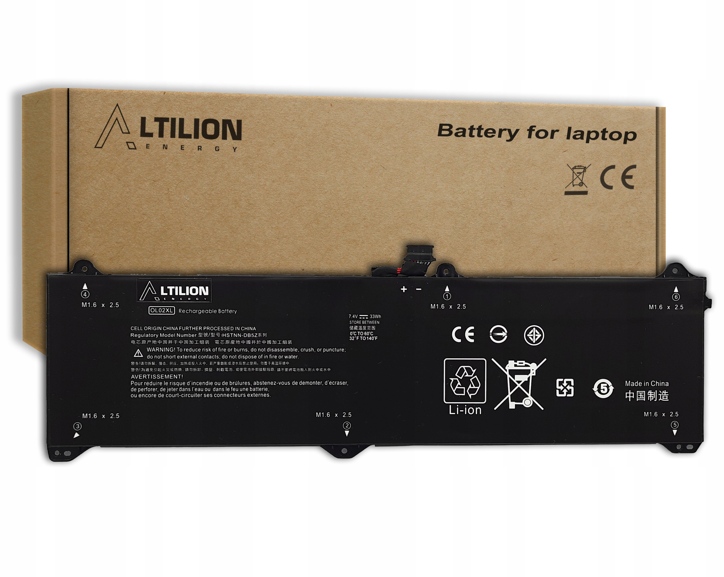 Baterie Altilion Energy OL02XL kompatibilní s Hp
