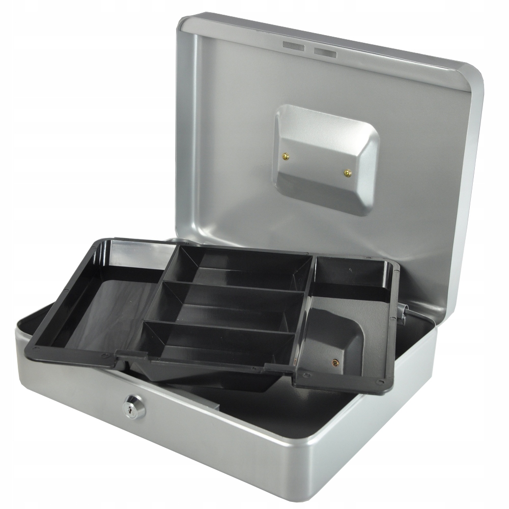 KASETKA METALOWA NA PIENIĄDZE BILON XL KASETA DUŻA 300x240x90 mm Marka Handmet