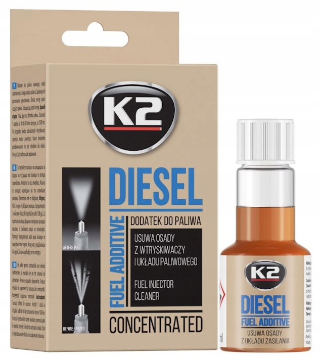 

K2 Diesel Do Czyszczenia Wtryskiwaczy Diesla 50ml
