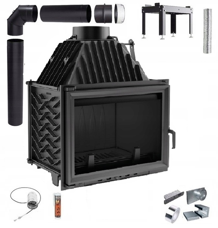 Krbová Vložka Litinová Zuzia 15 Ekodesignová Sada Trubky