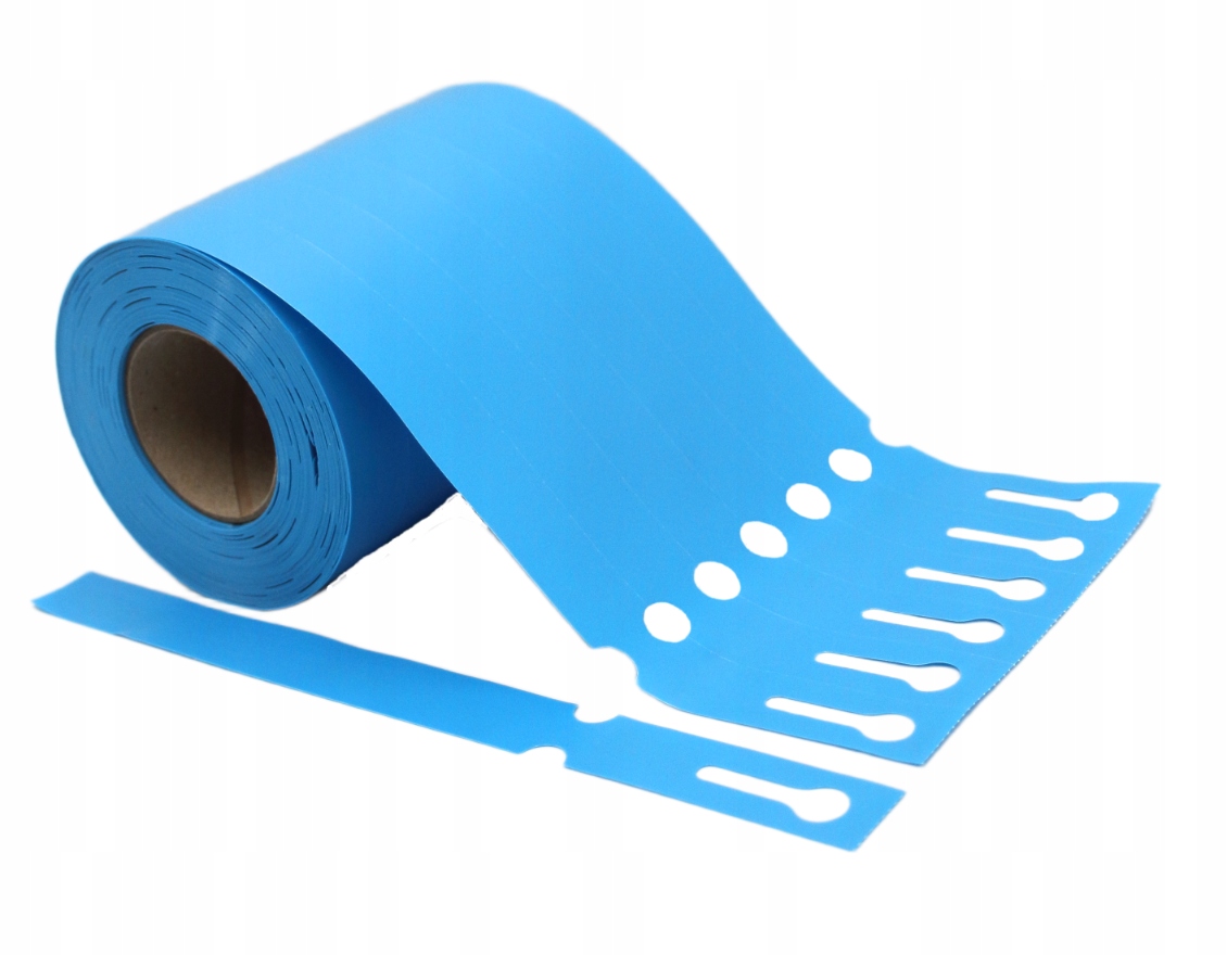 Smyčkové zahradnické/sadové etikety Modré 254x17mm (17x254) 2000ks