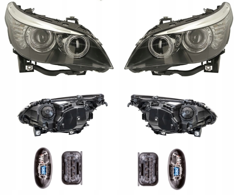 REFLEKTOR BMW 5 E60 E61 07-10 KSENON HELLA L+P