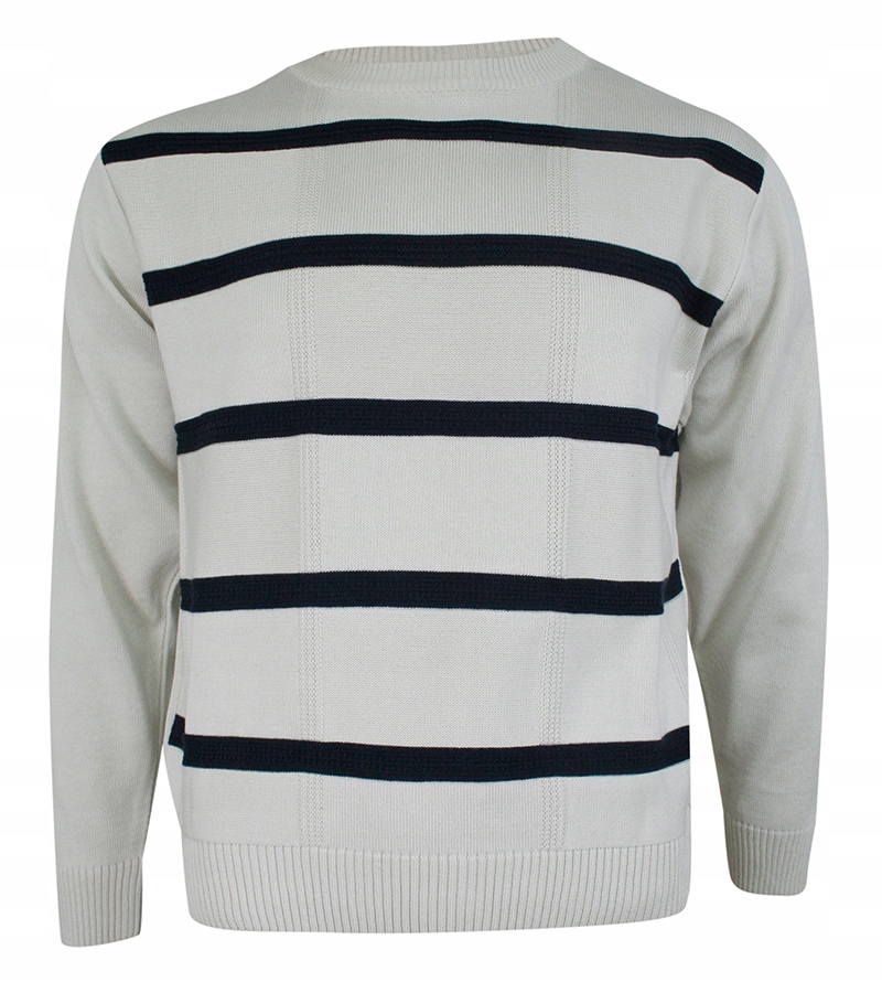 Béžovo-granátový svetr U-neck Max Sheldon M