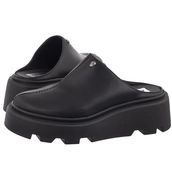 Dámské Nazouváky na podpatku Altercore Bella Vegan Black, černé