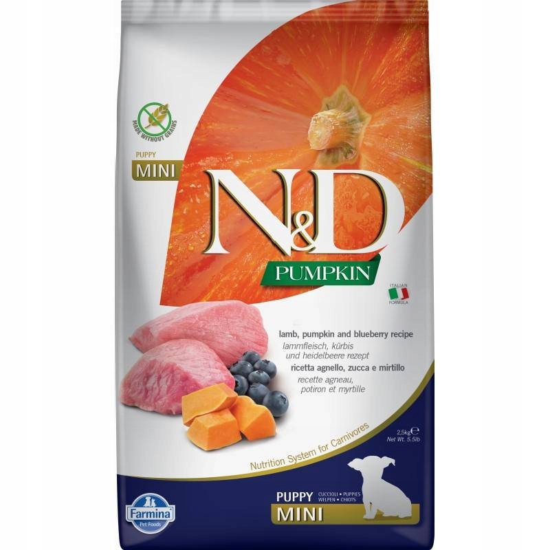 Farmina Nd Grainfree Pumpkin Lamb Puppy Mini 2,5KG