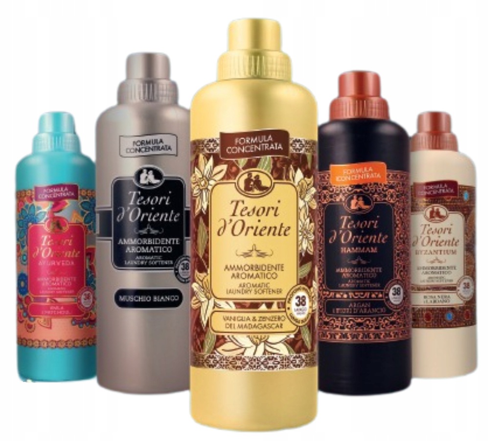 Levně Tesori Sada 5 italských oplachovacích přípravků „whmba“ 3,8 litrů