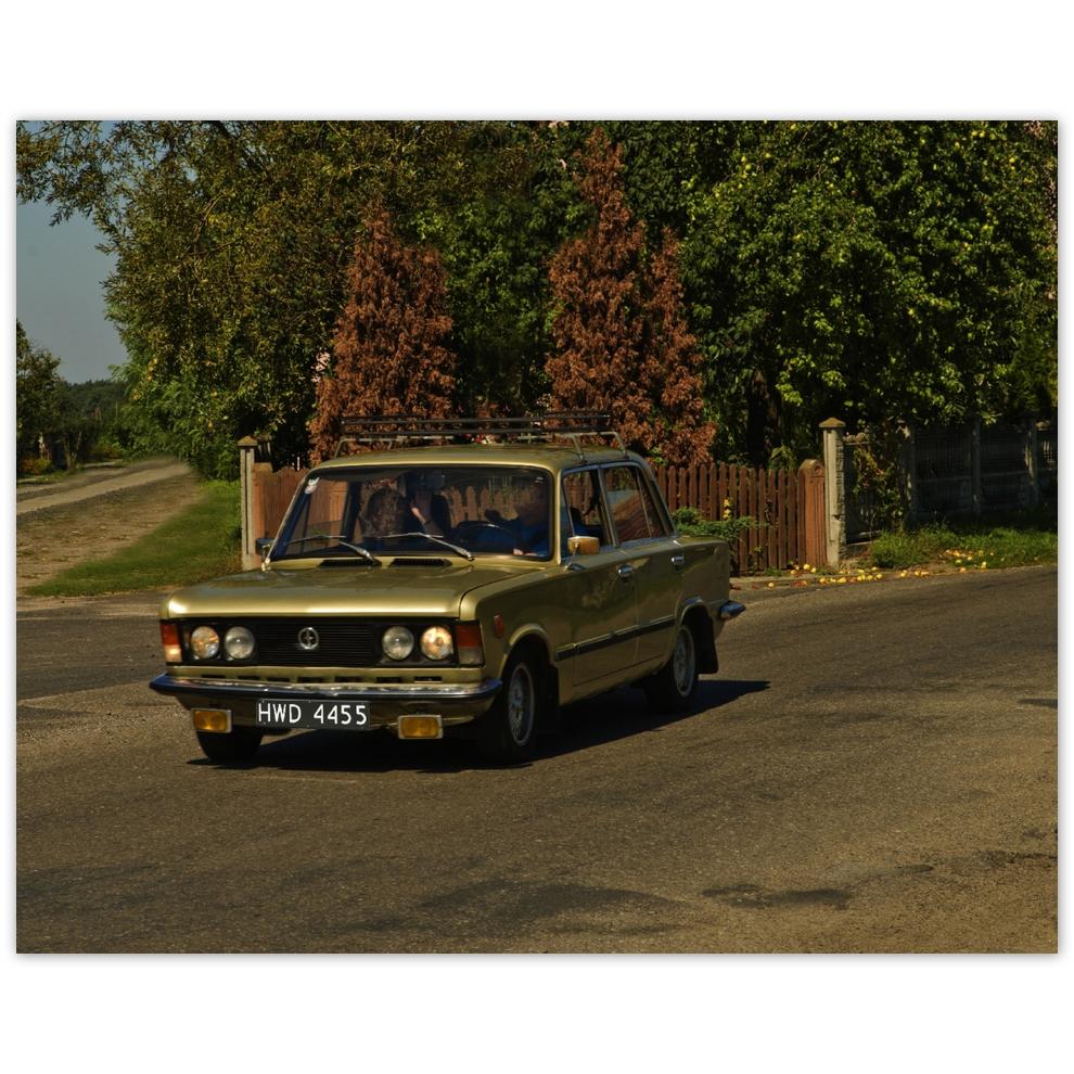 

Plakat 50x40 Duży Fiat 125P Polski