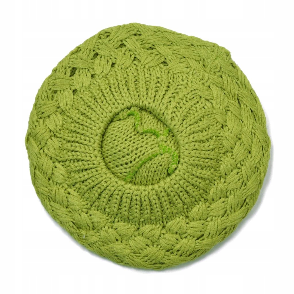 Szaleo % BERET Ażurowa wariacja cz0702-4 Wzór dominujący bez wzoru