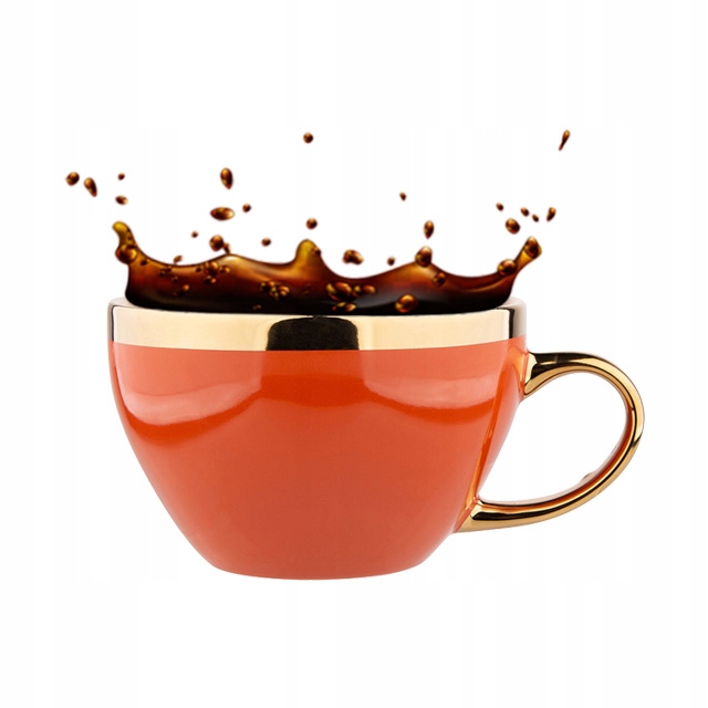 

Duża Filiżanka Porcelanowa Aurora Gold 400ml