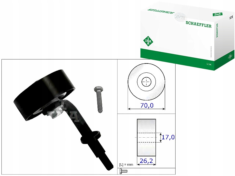 INA531 0783 10 Napínák Drážkového Řemene Bmw M47 Asistent řidiče #33