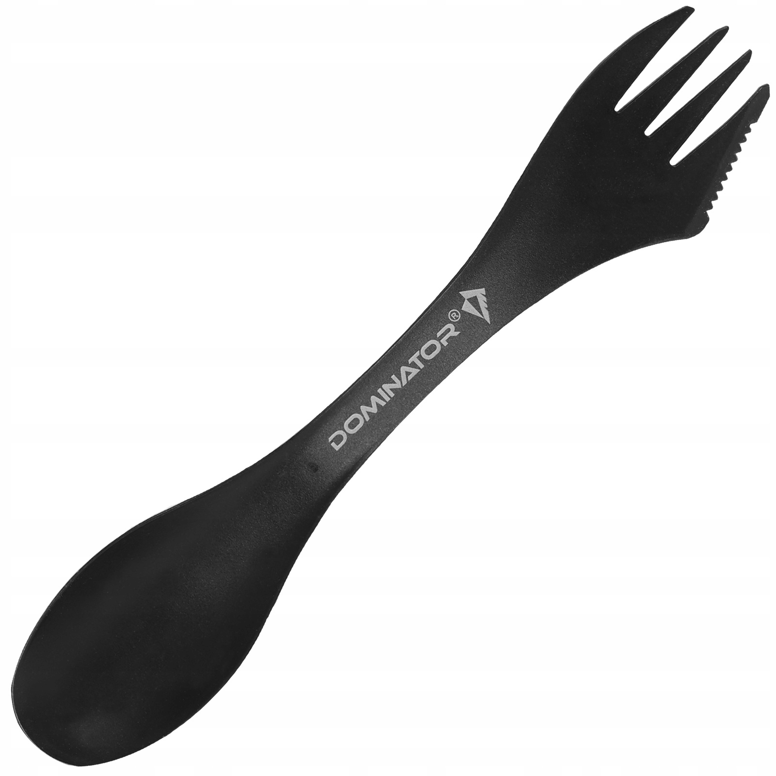 Dominator Zestaw sztućców 3w1 Spork czarny niezbędnik turystyczny Edc