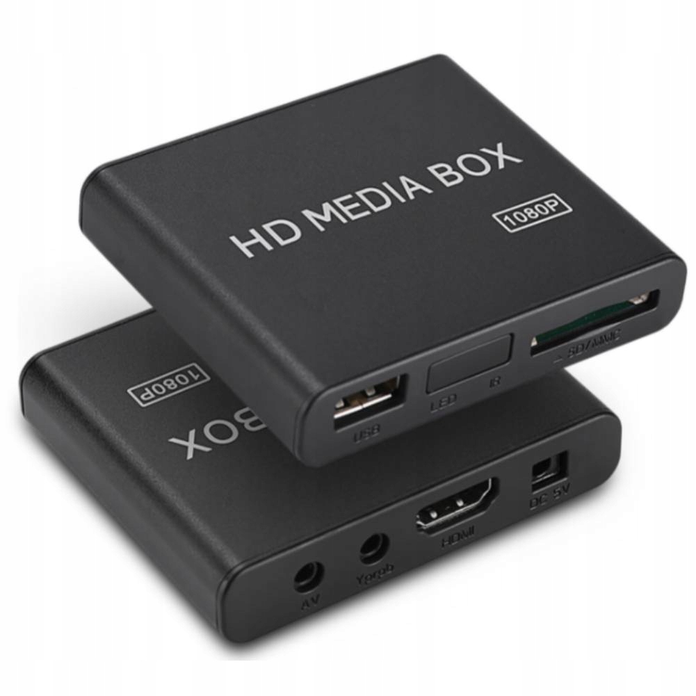 Přehrávač Media Player Mini Box 1080P Hdmi Usb Sd