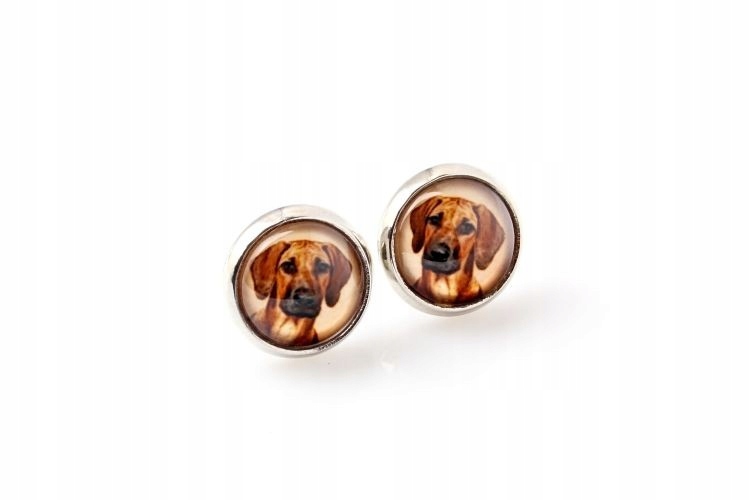 

Rhodesian Ridgeback Kolczyki z Twoim zdjęciem