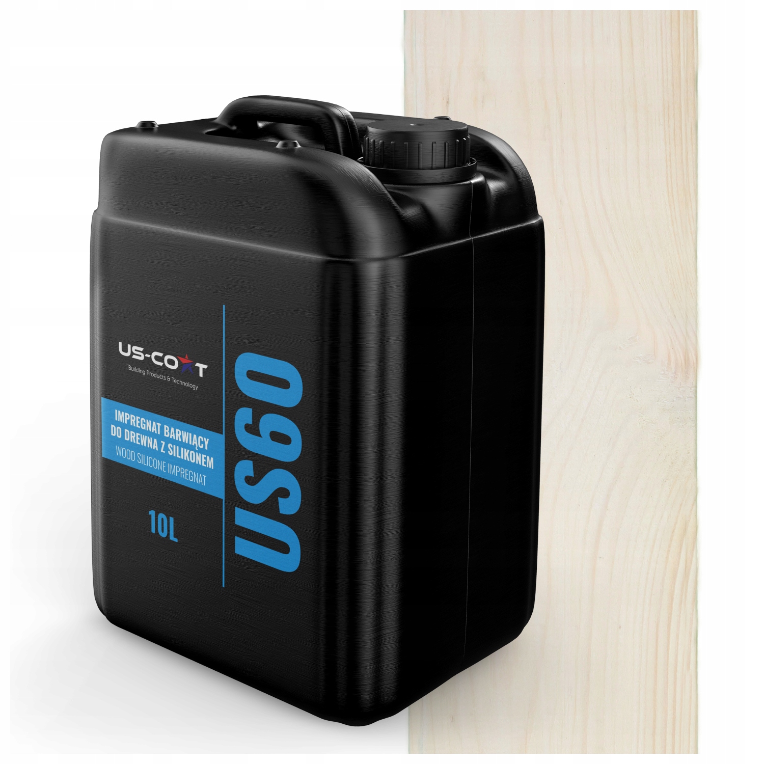 Barvící Impregnat Na Dřevo Se Silikonem 2v1 Altán Desky Barva Bílá 10L