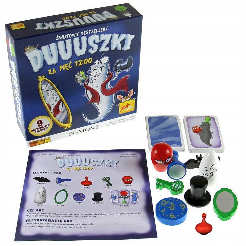 Duuuszki Za pięć 12.00 Towarzyska Familijna Gra dla Dziecka Zabawa