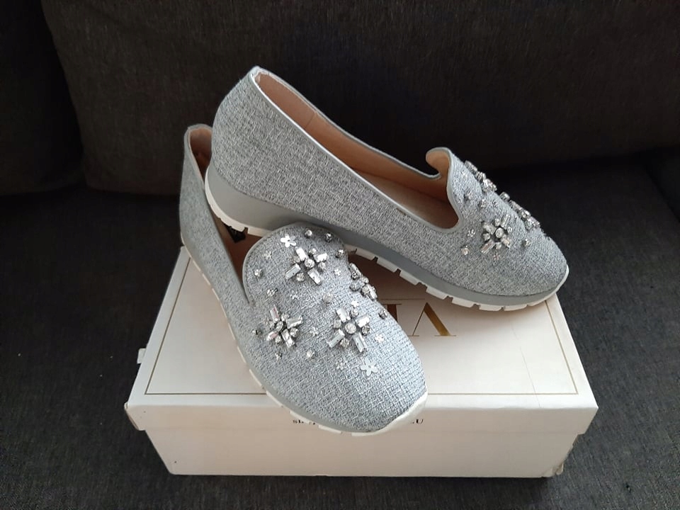 SZARE BALERINY DAMSKIE 40 VICES