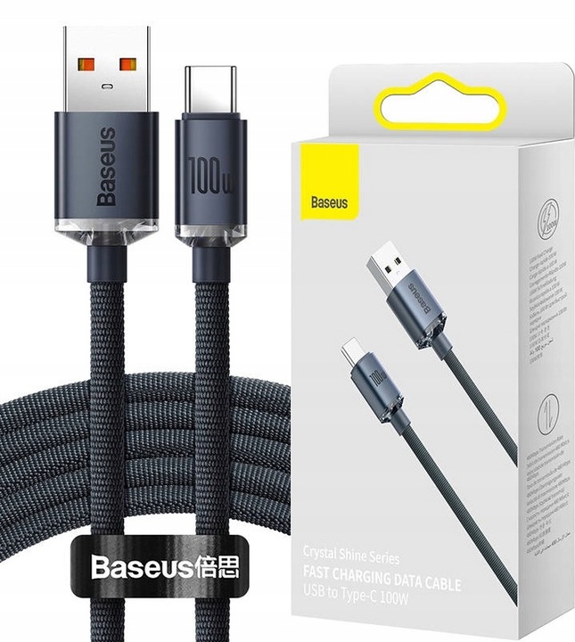 

Kabel Przewód Usb 2.0 Usb-c Baseus 100W 2M Mocny