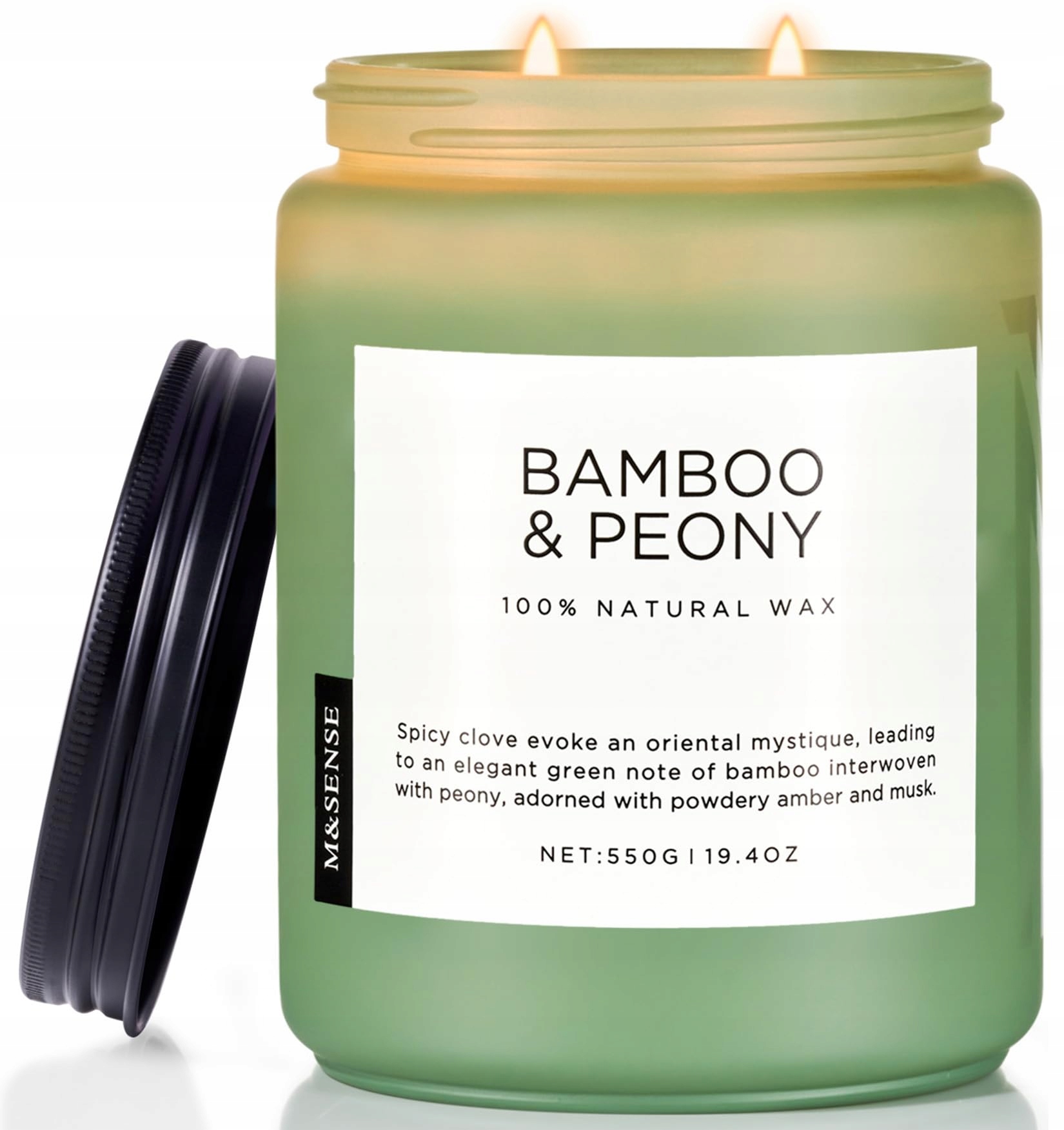 Vonná svíčka Bambus I Peonia M Sense 550 g Aromaterapeutická svíčka