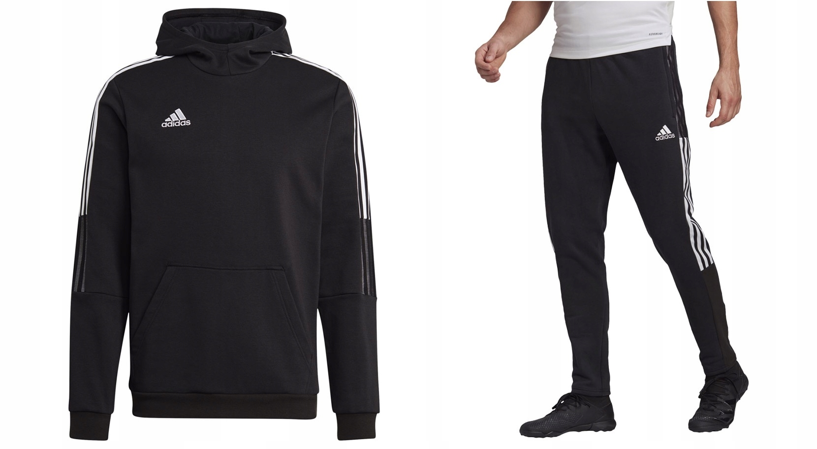 

Adidas Dres Bawełniany Tiro 21 Spodnie+bluza r.M
