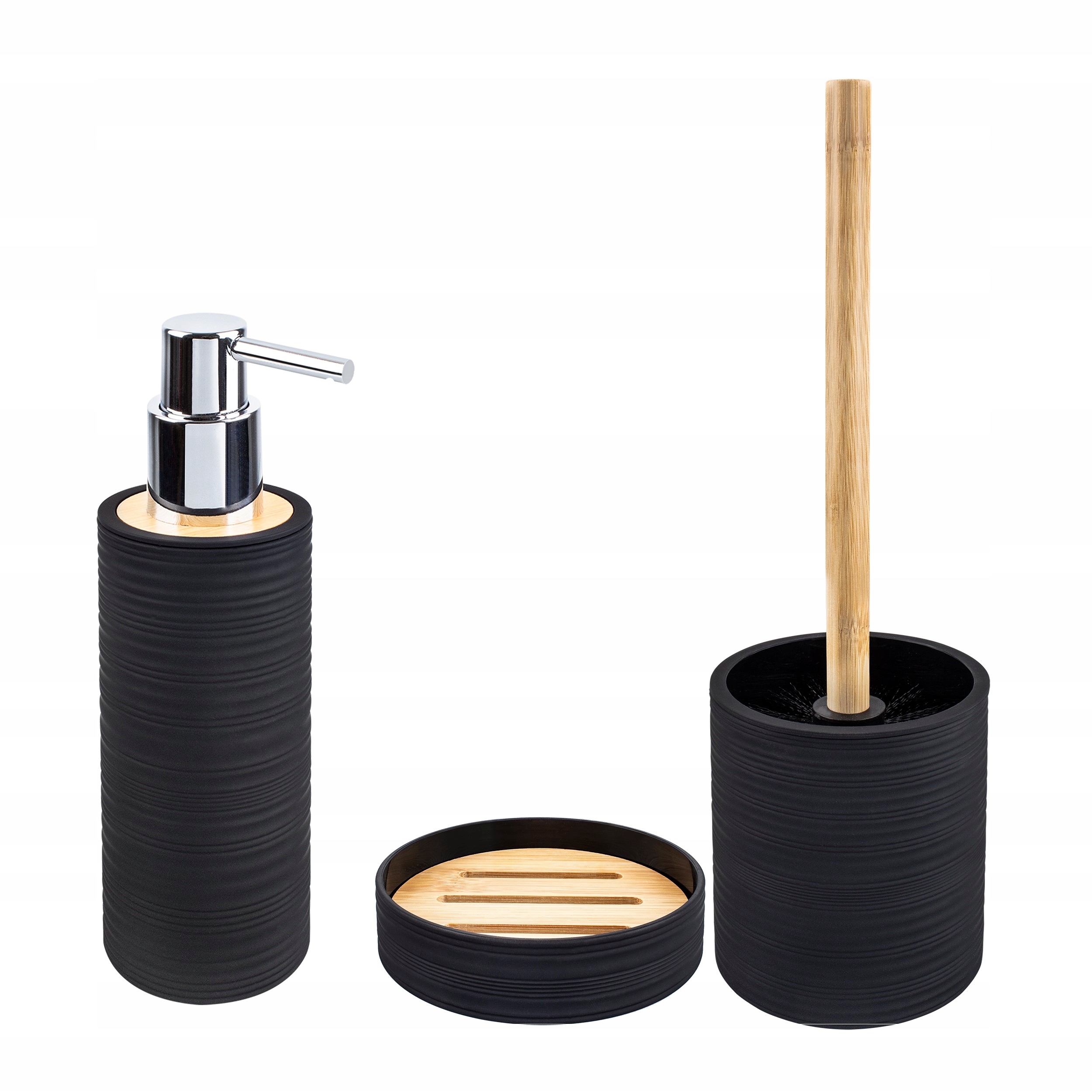 Skvělá sada do koupelny Abs a babmus dávkovač kartáčků