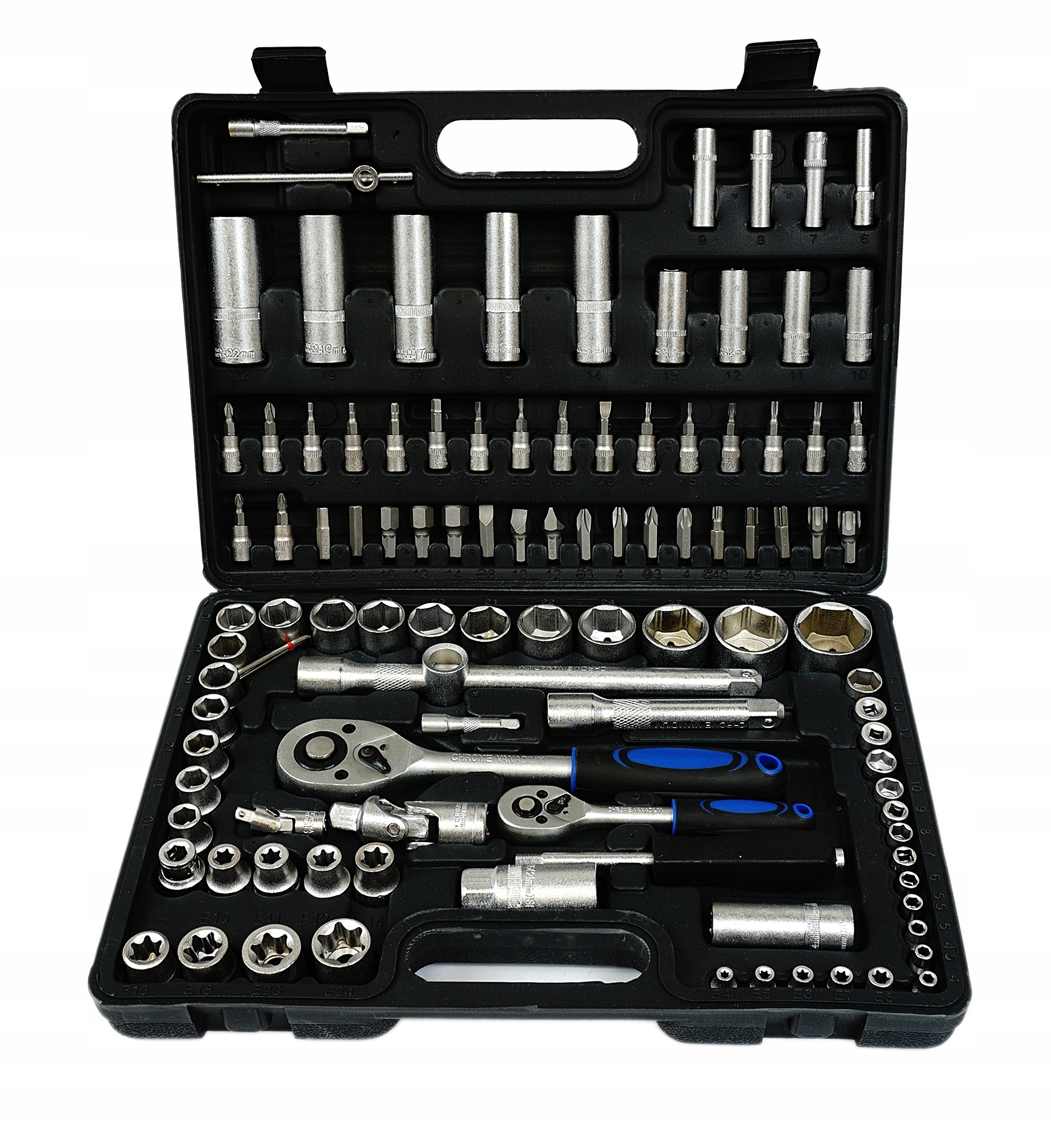 

Klucze Nasadowe Zestaw 108 Torx Imbus Grzechotka