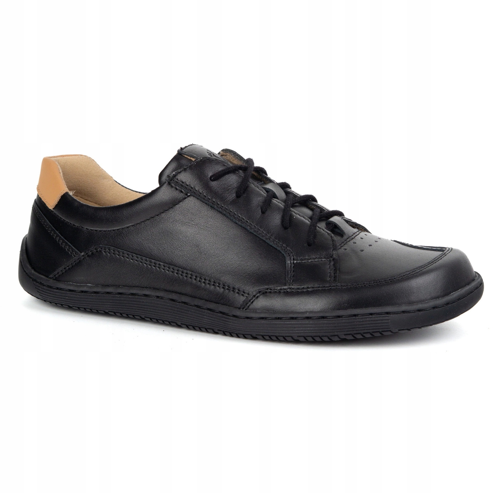 Dámské barefoot minimalistické kožené tenisky 1282 černé 36