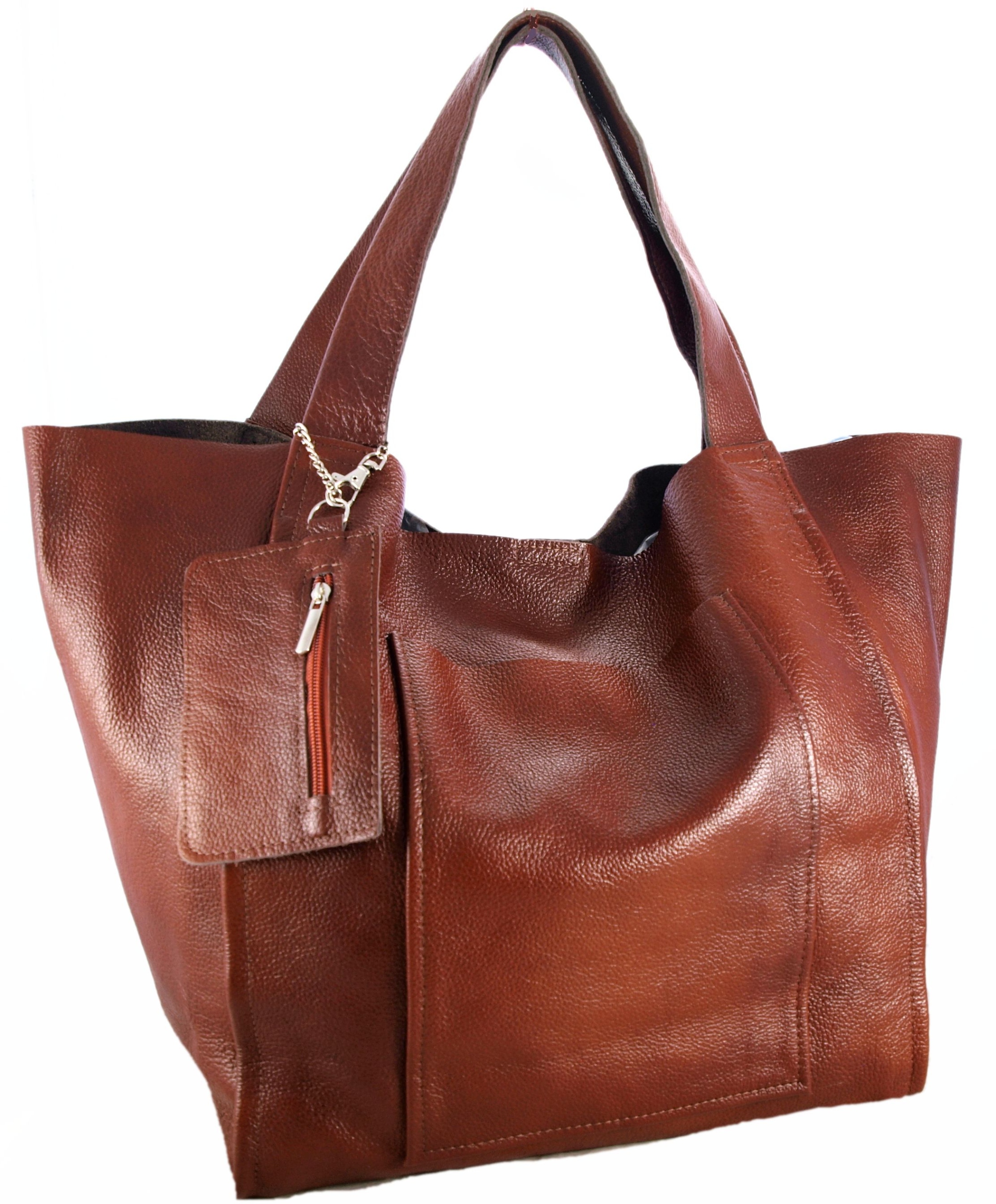 

Torebka Skórzana Worek 2w1 Listonoszka Skóra