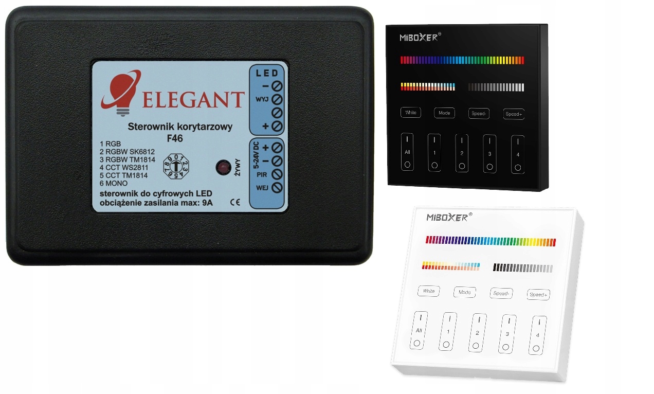 Univerzální sekvenční ovladač F46 Rgbw Rgb Cct Mono plus Panel B4