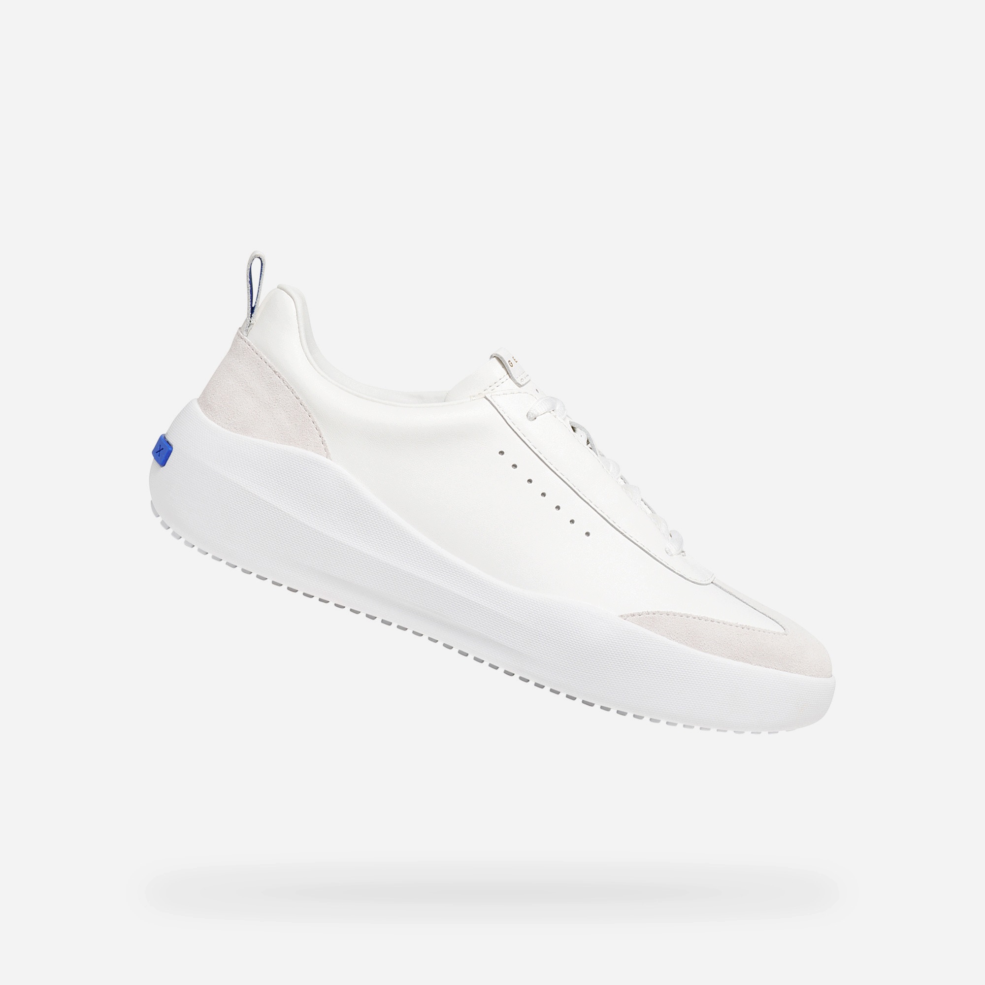 Geox Bílé pánské tenisky Geox Gxcp-02