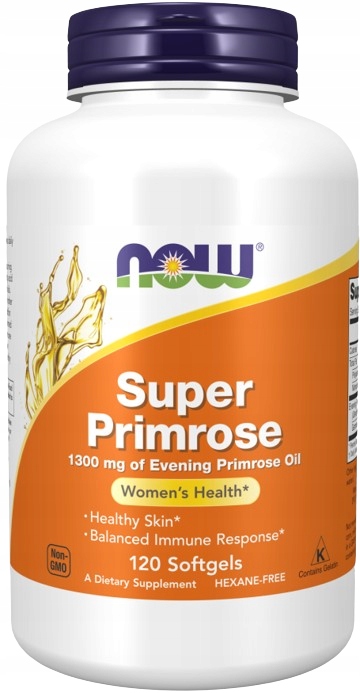 Now Foods Olej Z Wiesiołka Primrose 1300 mg 120 kaps.