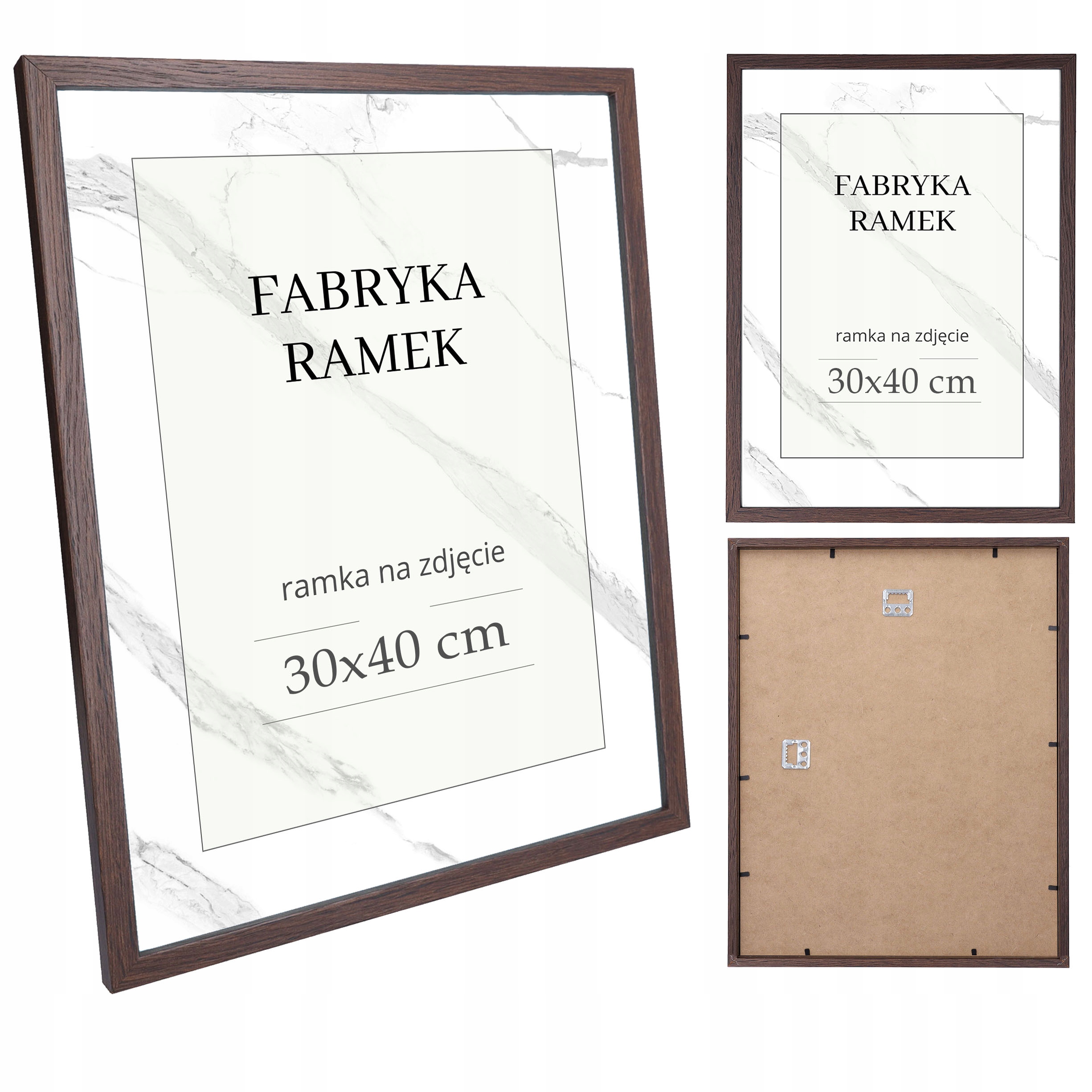 

Ramka 30x40 ramki na zdjęcia plakat wenge rama