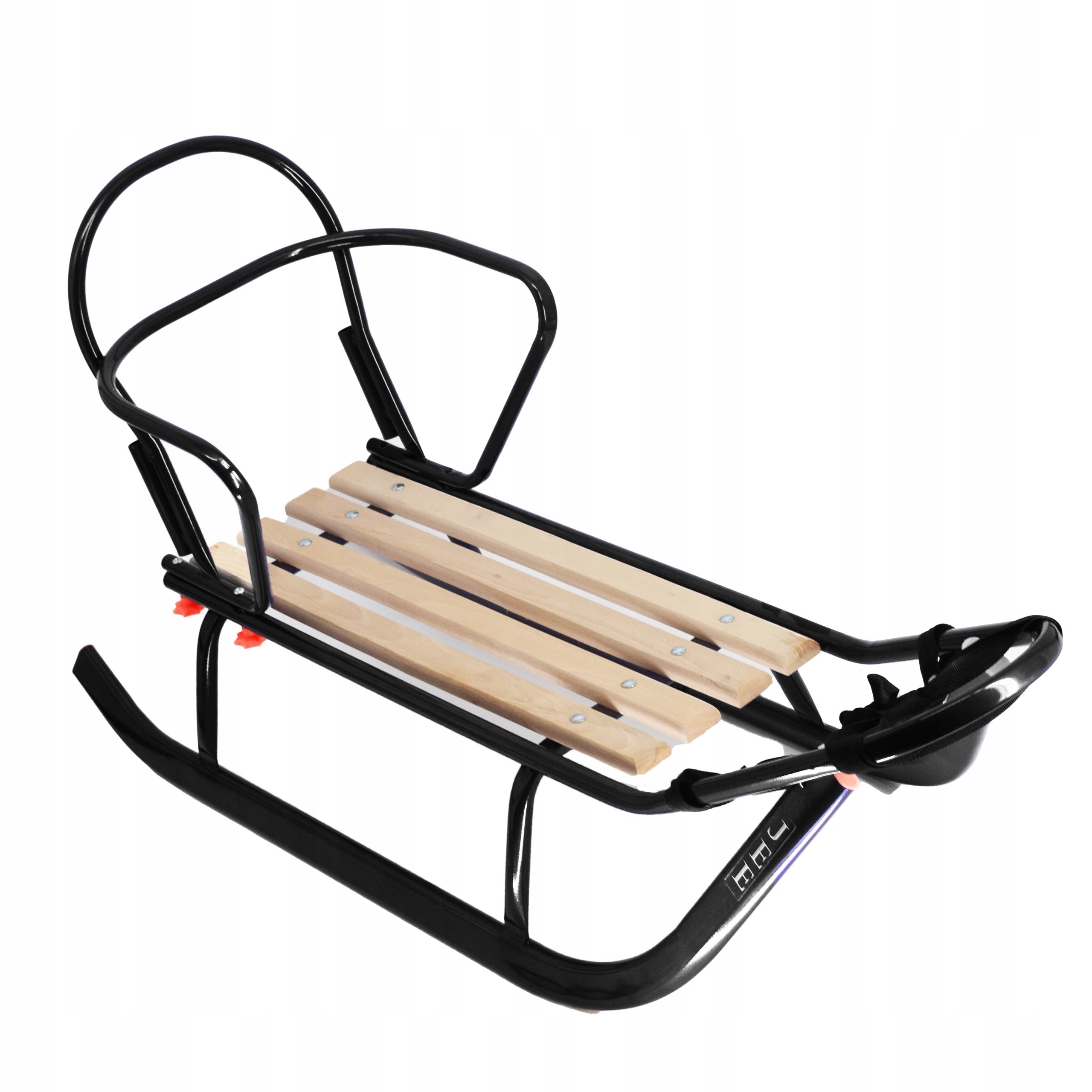 Metalowe duże sanki tradycyjne Jee Oparcie dla dzieci i dorosłych 150 kg