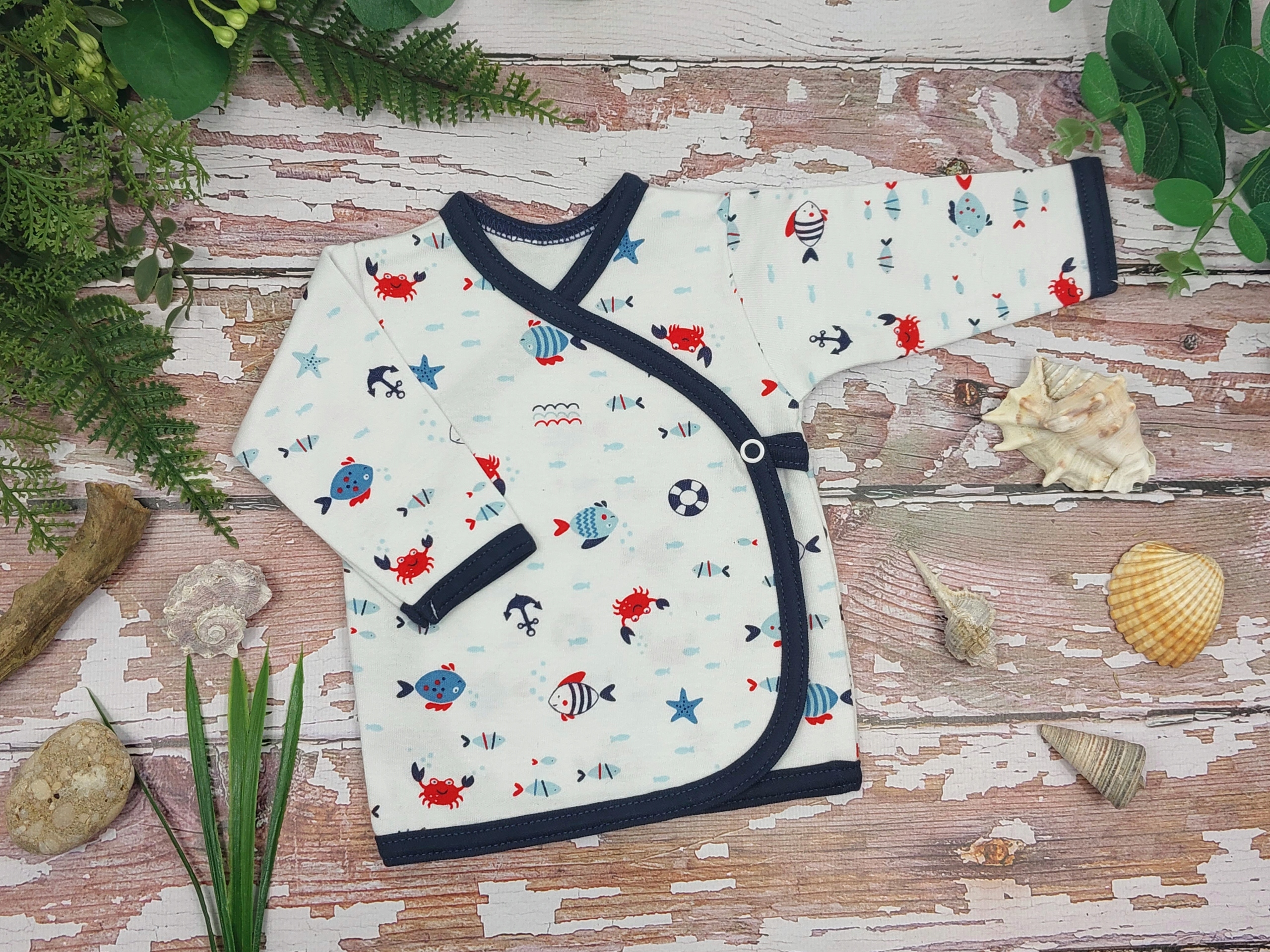 KOSZULKA NIEMOWLĘCA KOPERTOWA KAFTANIK 62 /01g/ Kod producenta 65001g/62