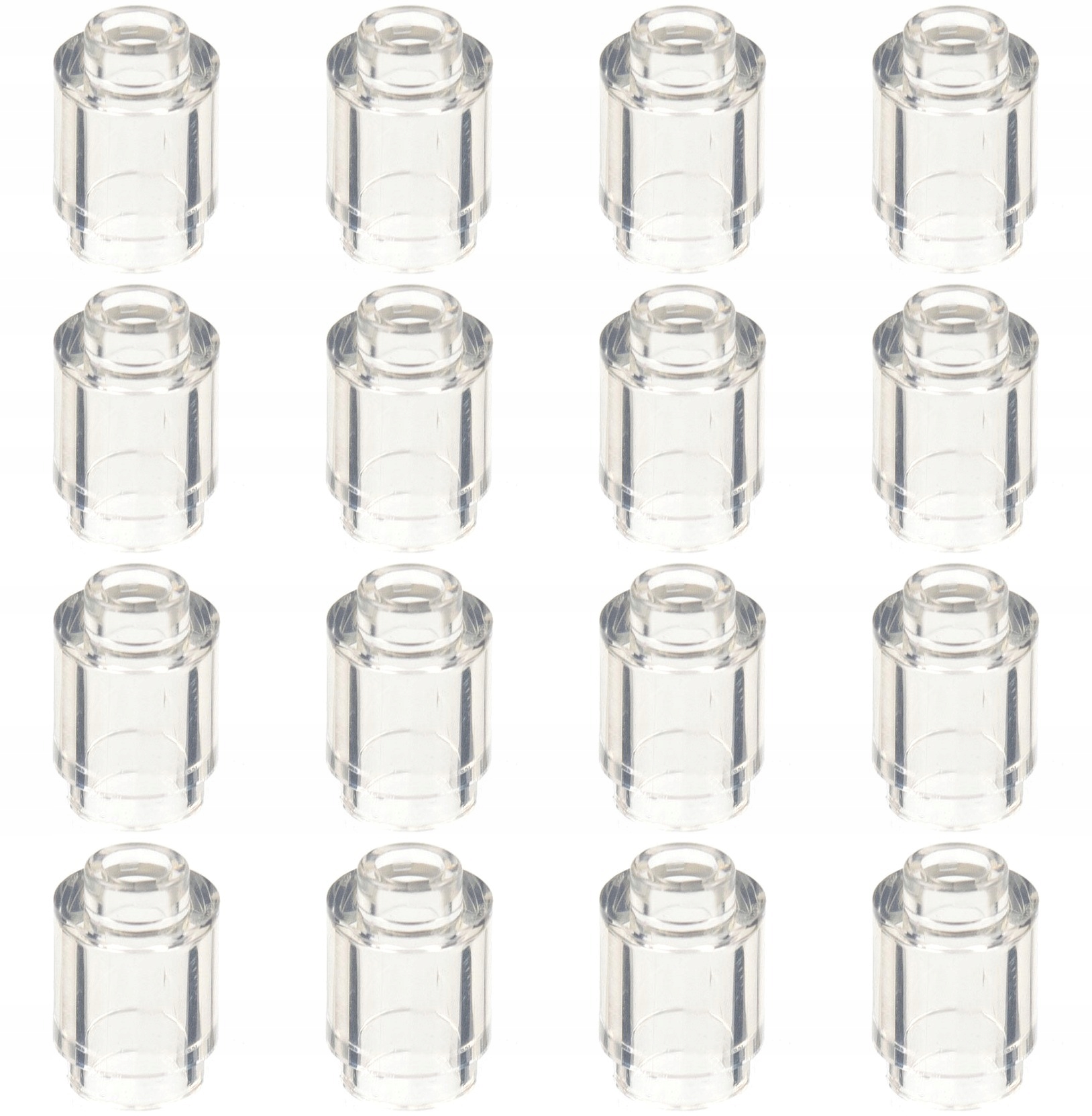 

Lego 3062b Walec 1x1 trans-clear Nowy (5g) 16 szt.