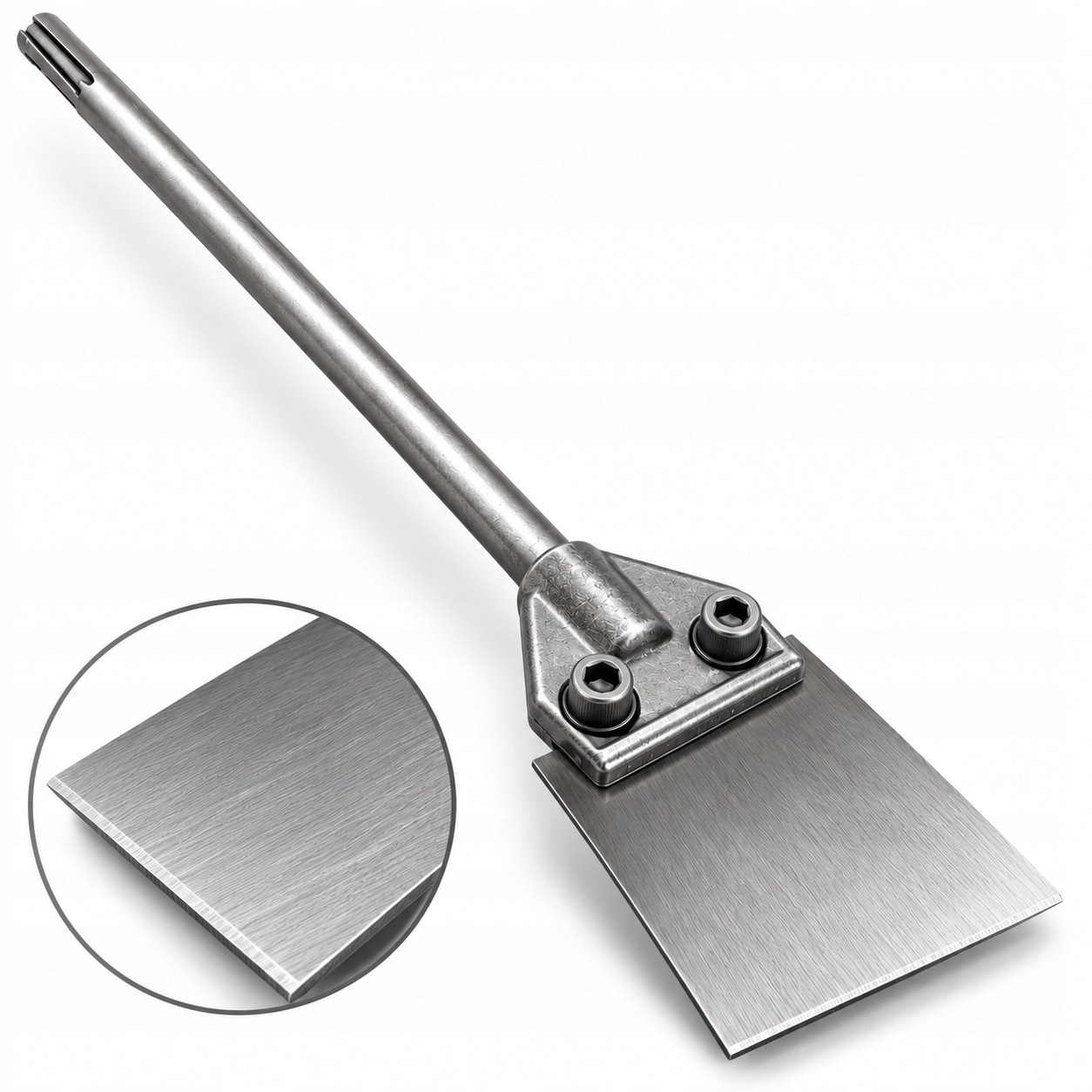 Dláto Sds Max 400x100 MM Široké Ploché Elastické Pro Betonu Dlaždic
