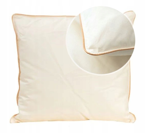PODUSZKA PUCHOWA 80x70 BAWEŁNA100% PUCH GĘSI 2,5kg 100% BAWEŁNA
