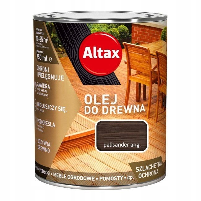 

Altax Olej do Drewna 0,75l Palisander Angielski