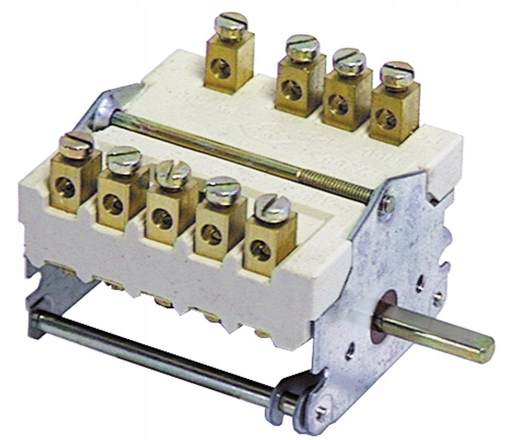 Ego 4-polohový sekvenční přepínač 0-1-2-3 32A 3NO 1CO 6x4,6 mm