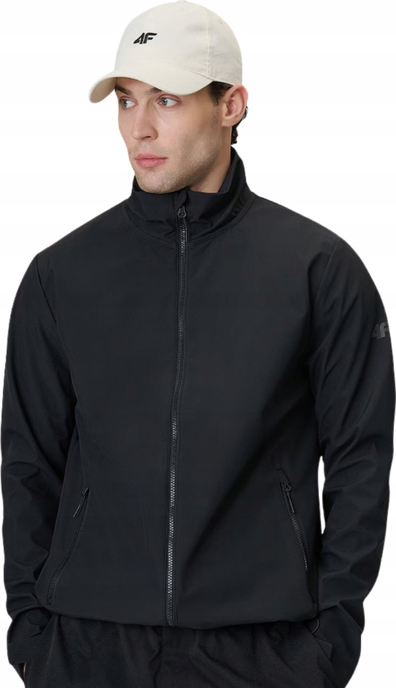 Pánská Softshellová Bunda 4F M548 Černá 4FWSS26TSOFM548 20S vel. 2XL