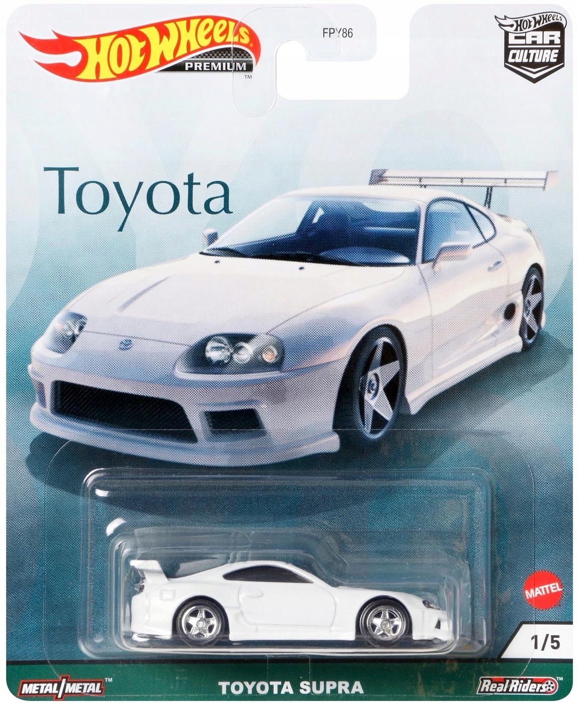 

Hot Wheels Toyota Supra Premium 1/5 1:64 Uszk. Op.