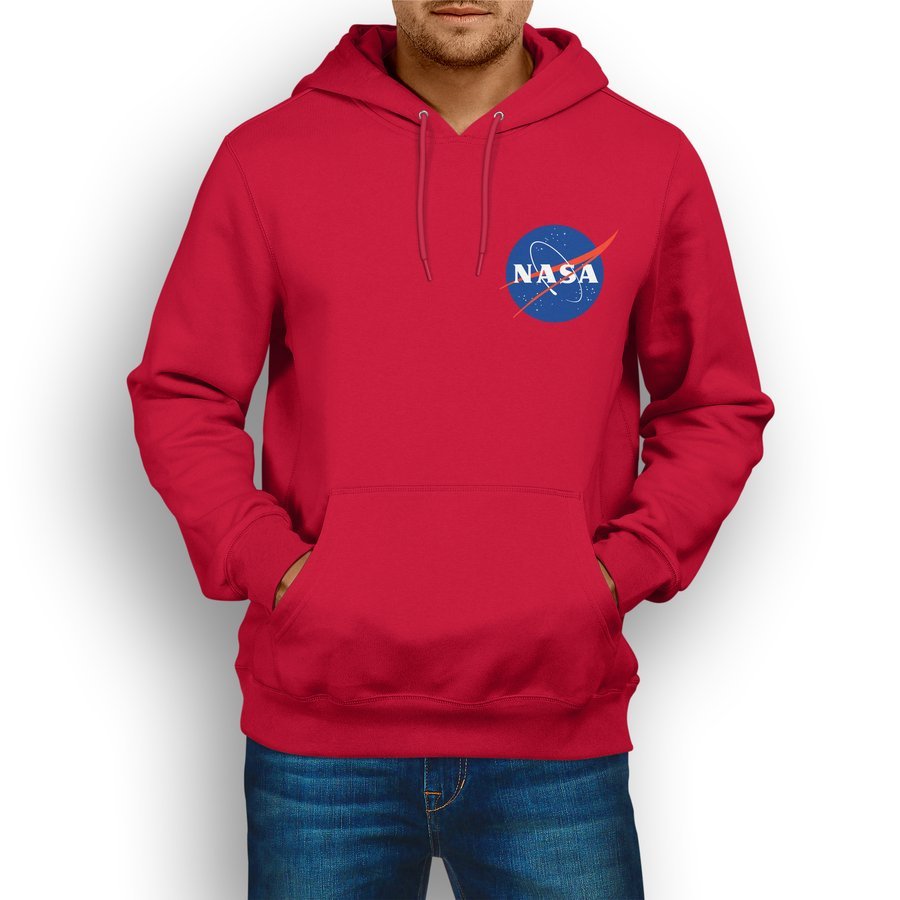 

Nasa bluza dresowa z kapturem kolor czerwona XL