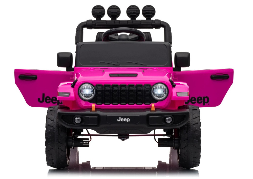 Auto Na Akumulator Jeep Rubicon DK-JWR558 24V Barbie Pink