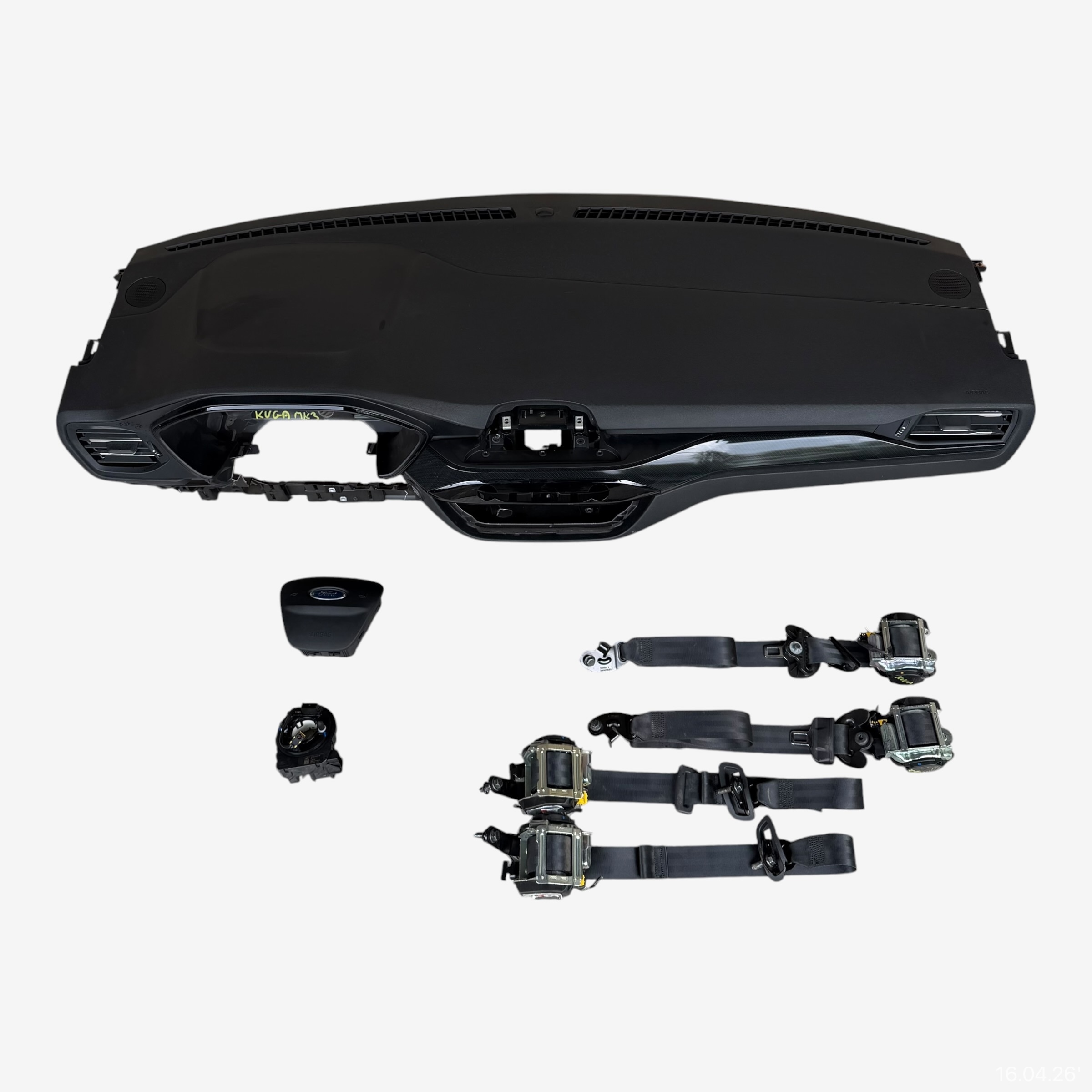 dashboard complete airbag console tension belts FORD KUGA MK3 ST-LINE 2024 ROK