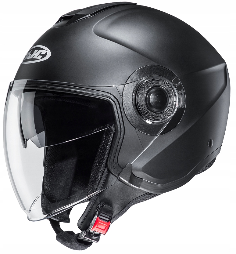 HJC i40 Black kask otwarty z blendą czarny S