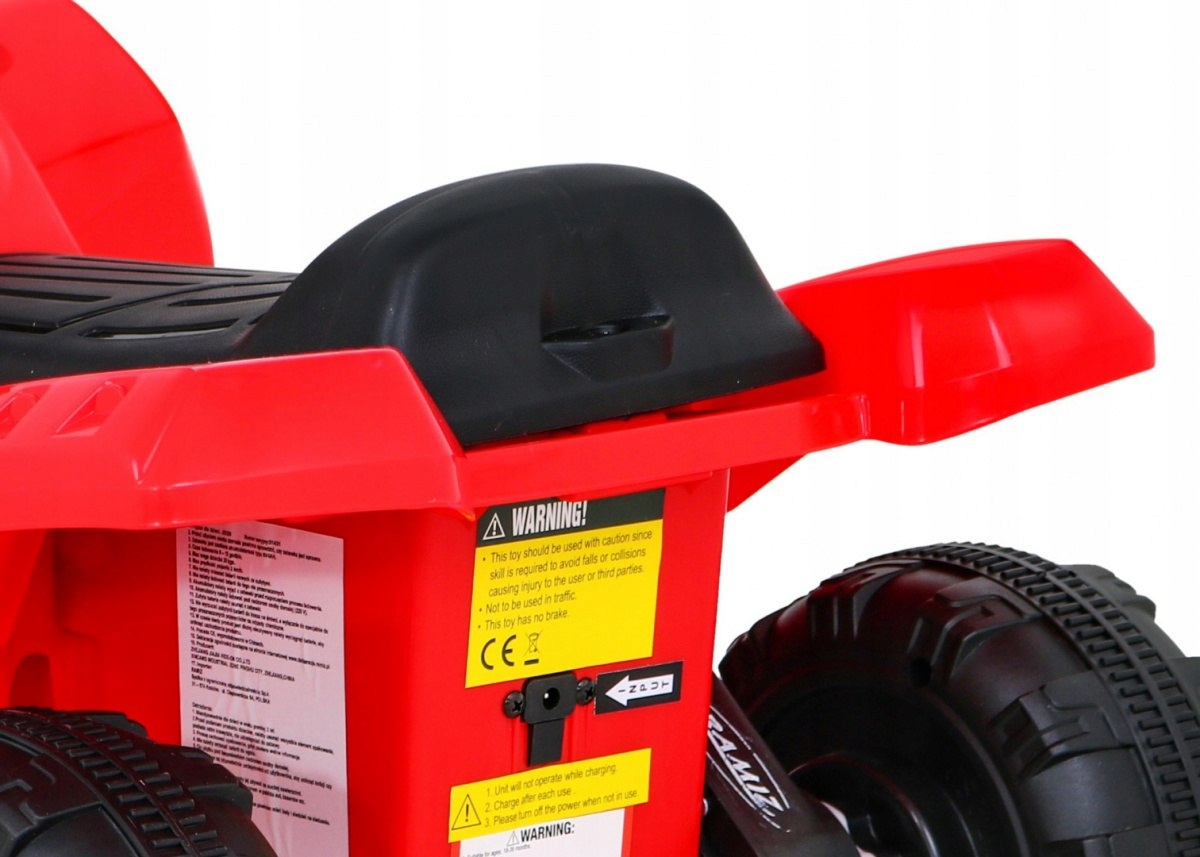 Pojazd Quad Storm Czerwony Szerokość pojazdu 42 cm