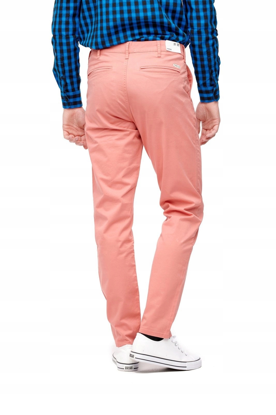 Pánské jednoduché kalhoty Wrangler Chino Coral W16LWAR03 32/32